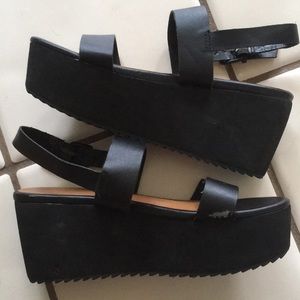 nasty gal platform sandals